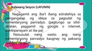 halimbawa ng komentaryo|KOMENTARYONG PANRADYO.pptx .